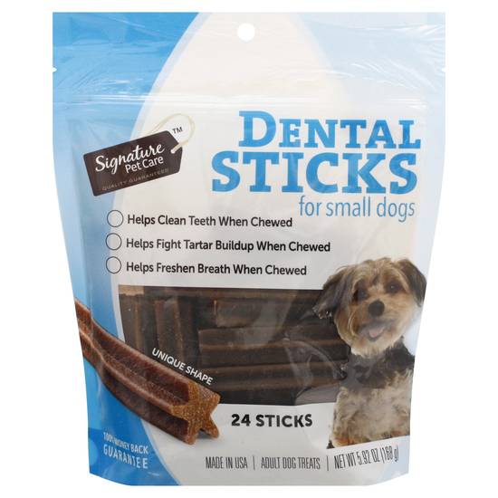 Signature Pet Care Small Dogs Dental Sticks (24 ct)