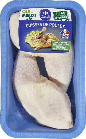Carrefour Classic' - Cuisses de poulet blanc (2 pièces)