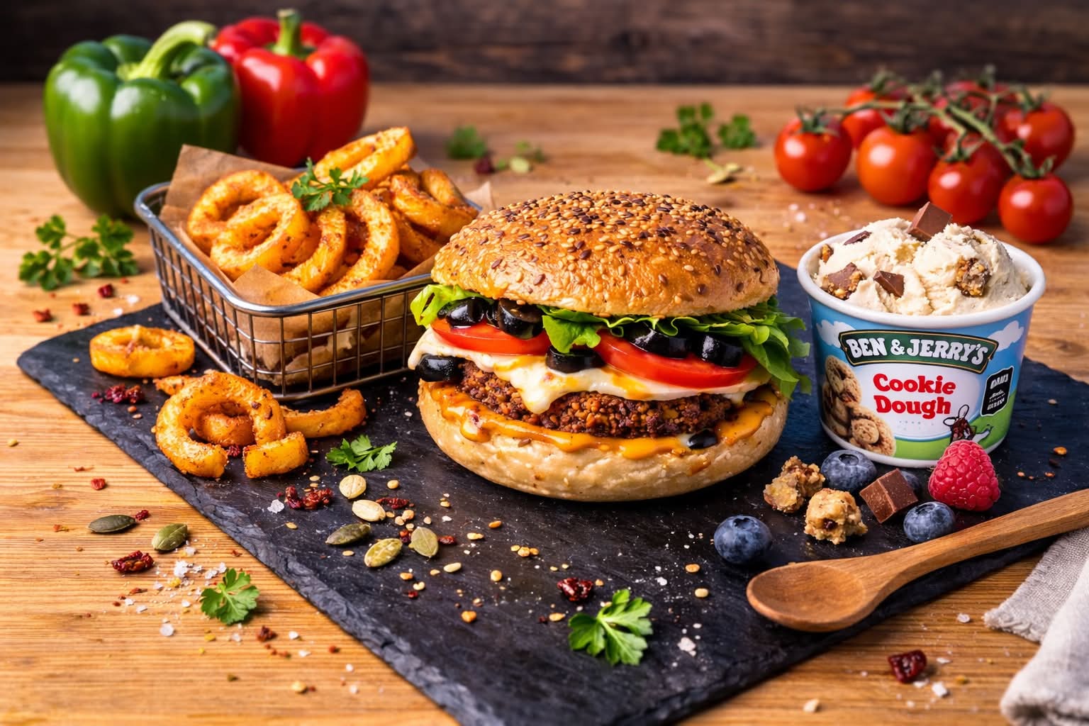 🥪🍟🥤🍦 Formule Burger x Ben&Jerry's