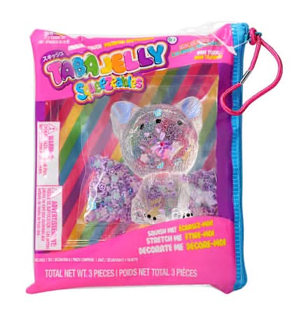 Taba Jelly™ Squeezeables Scented Jelly Squish Toy Clear Puppy