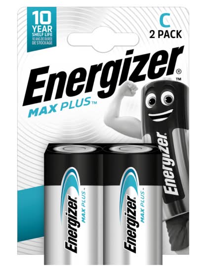 Energizer Max Plus C Batteries Alkaline (142g)