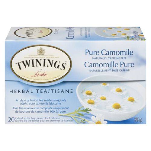 Twinings tisane - herbal tea (30 g) (camomille pure) (20 unités)