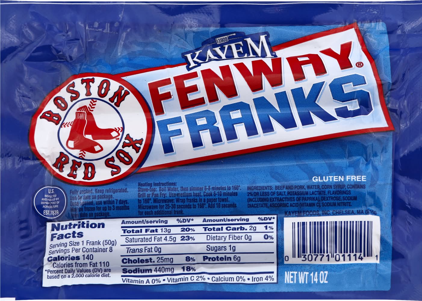 Kayem Fenway Franks (14 oz)