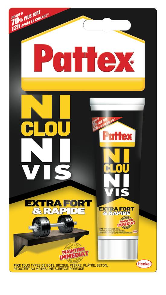 Pattex - Colle fixation ncnv extra fort rapide tube
