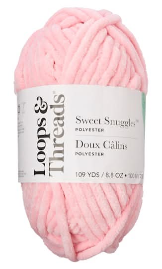 Loops & Threads Sweet Snuggles Yarn, Pink (8.8 oz)
