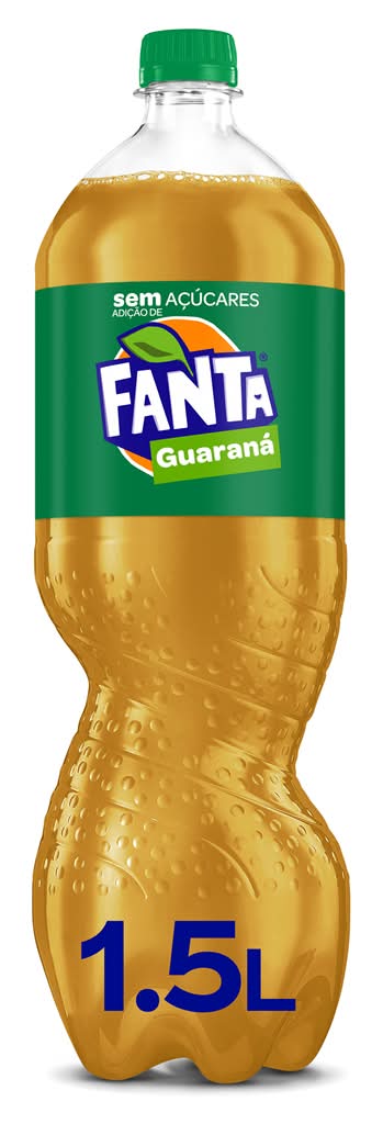 Fanta - Fanta guaraná sem açúcar embalagem 1,5 l