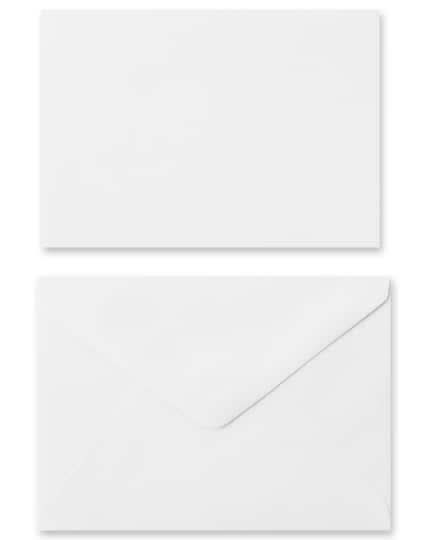 Recollections Cards & Envelopes, 5" X 7", White