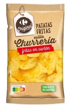 Patatas fritas estilo churrería Original Carrefour 150 g.