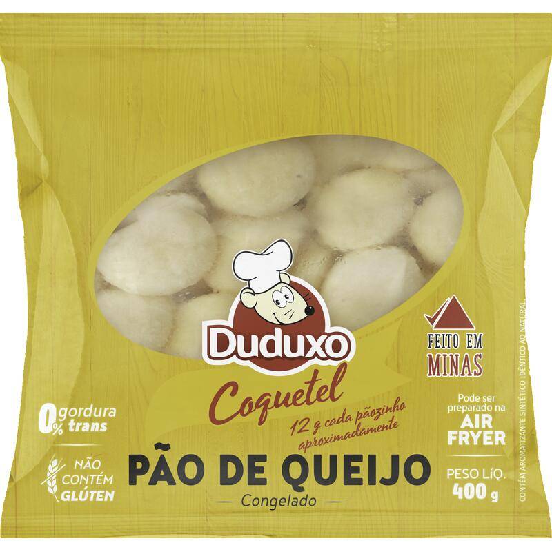 Duduxo pão de queijo coquetel congelado