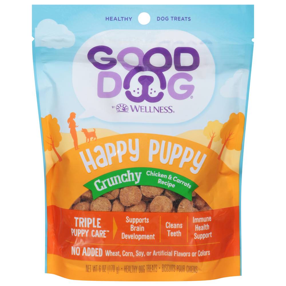 Good Dog Wellness Happy Puppy Chicken & Carrots Recipe Dog Treats