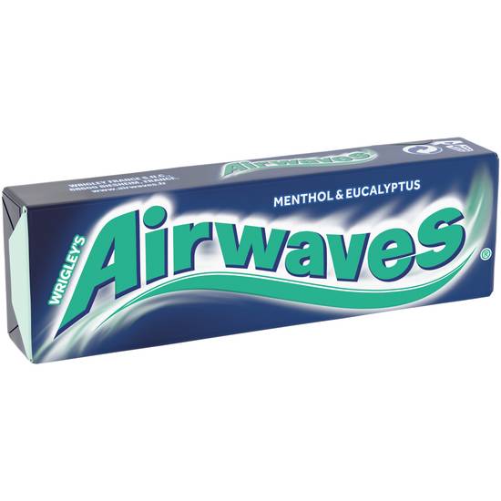 Airwaves - Menthol eucalyptus chewing gum sans sucre avec educorants (10 pièces)