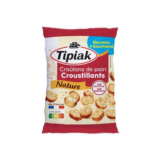 Croûtons de pain croustillants nature Tipiak 75g