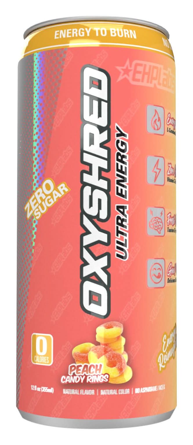 Oxyshred Peach Candy Rings 355ml
