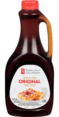 President's Choice Sirop De Table Original / Original Table Syrup 750.0 ML