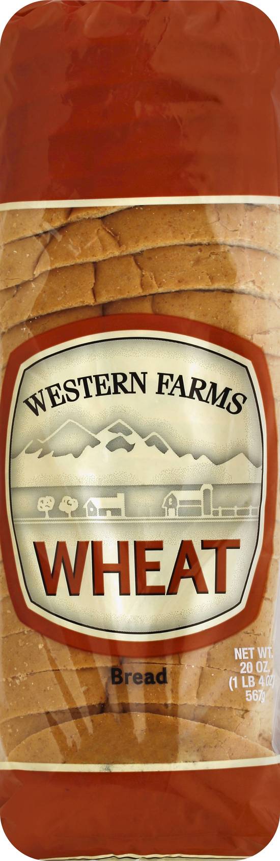 Western Farms Wheat Bread (20 oz)