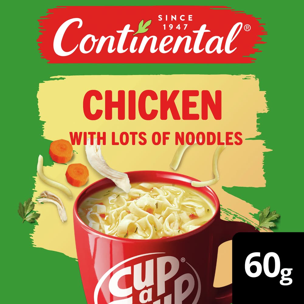 Continental Classics Cup a Soup With Lots Of Noodles, Chicken (60g)
