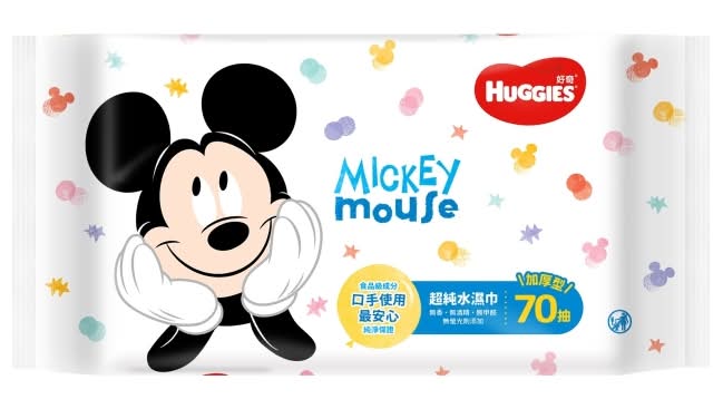 好奇純水嬰兒濕巾(迪士尼限定版)加厚型70抽