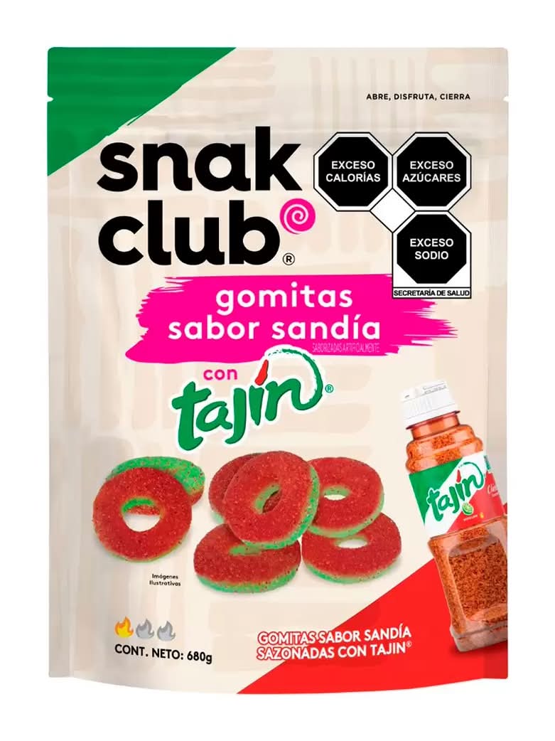 Snak Club · Gomitas sabor sandía con tajín (680 g)