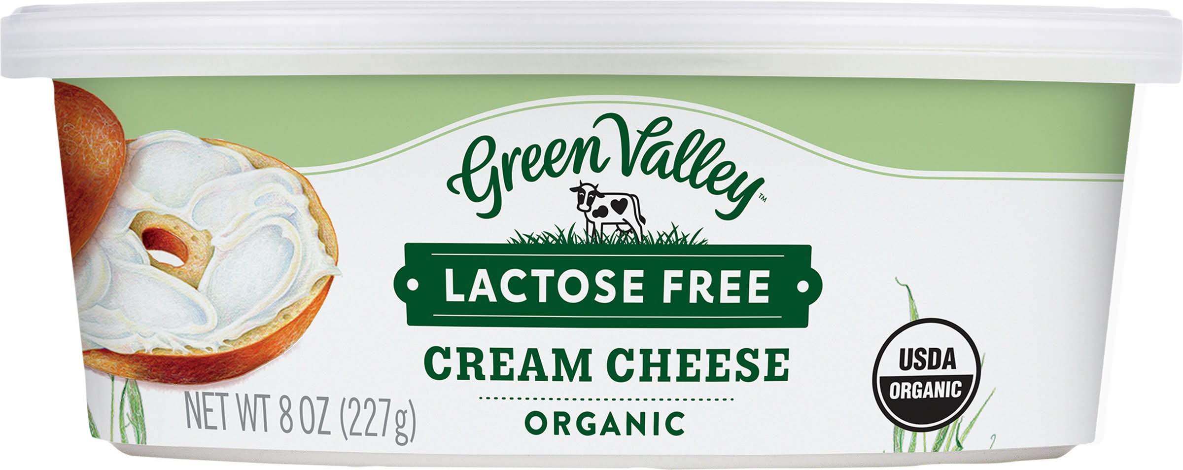 Green Valley Lactose Free Organic Cream Cheese (8 oz)