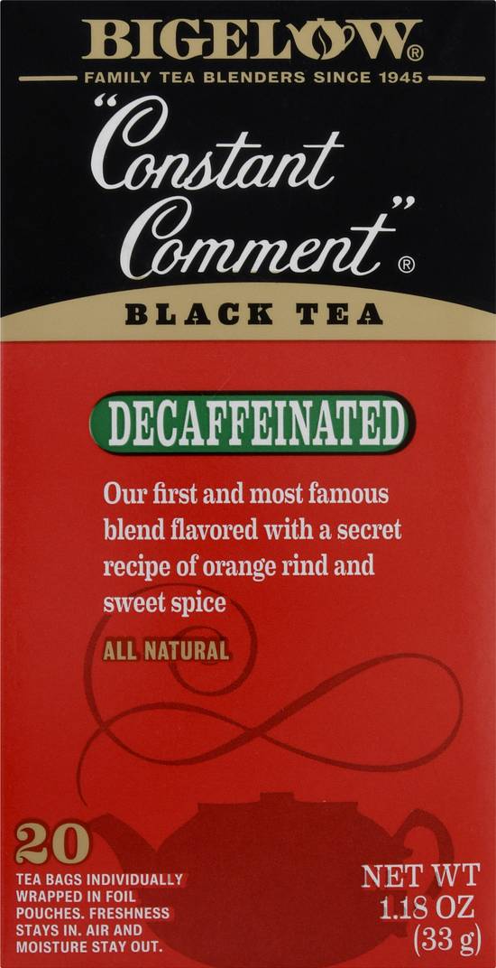 Bigelow Constant Comment Decaffeinated Black Tea (1.2 oz)