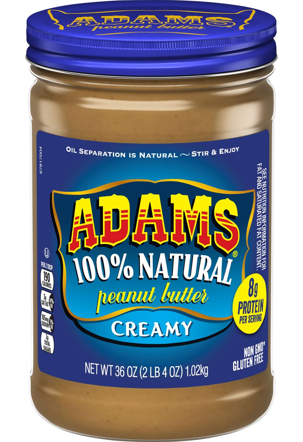 Adams Creamy Peanut Butter (36 oz)