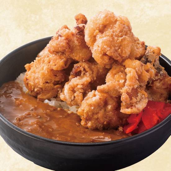 鬼盛りすたみな唐揚げカレー Demon Size Stamina Fried Chicken Curry