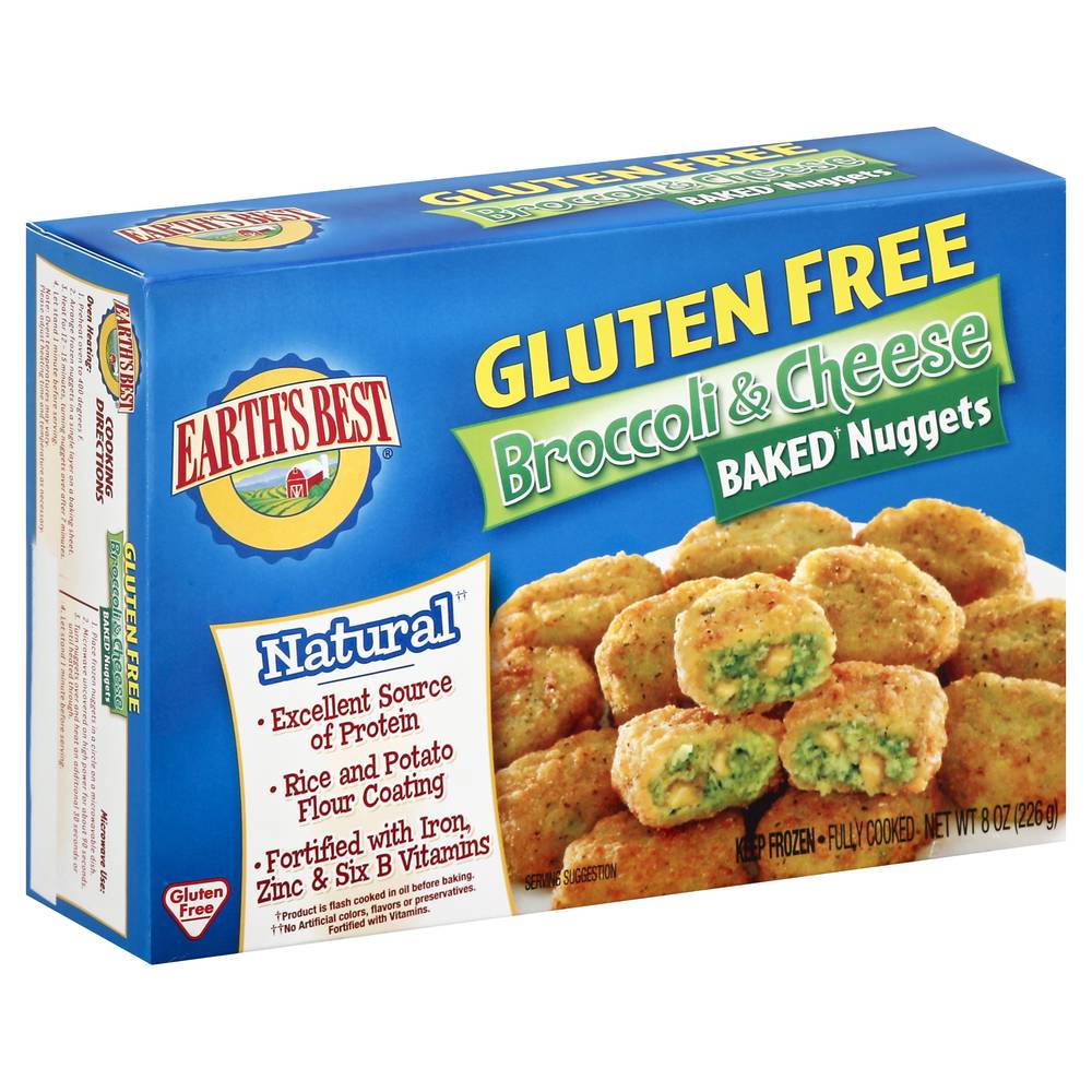 Earth's Best Gluten Free Broccoli & Cheese Nuggets (8 oz)