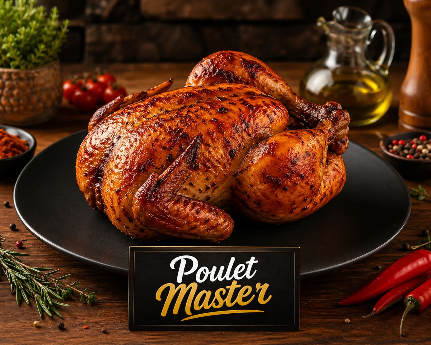 Poulet Entier Grillé