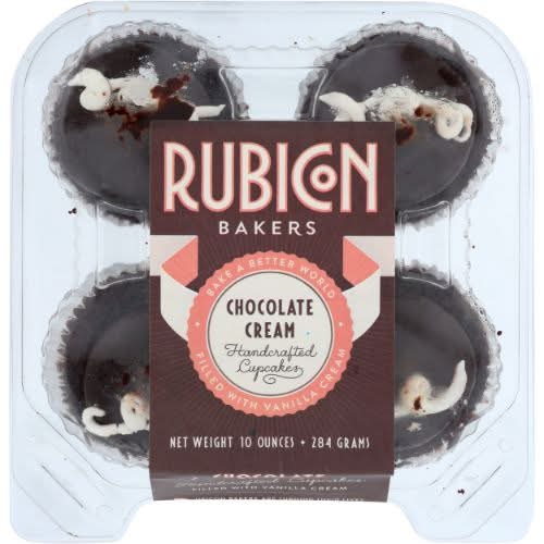 Rubicon Chocolate Cream Cupcakes 4 Pack