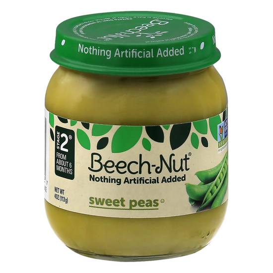 Beech-Nut Stage 2 Baby Food (sweet peas)