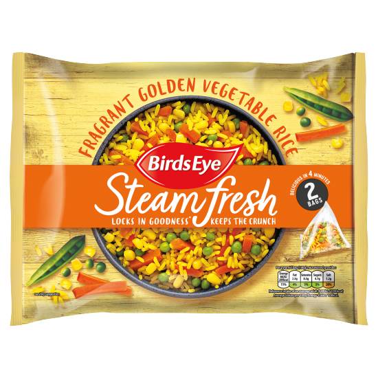 Birds Eye Steamfresh Fragrant Golden Vegetable Rice