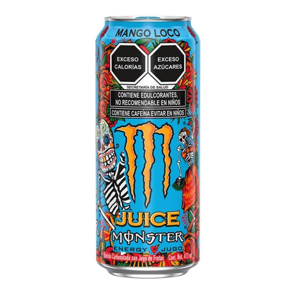 Monster energy bebida energética juice mango loco (lata 473 ml)