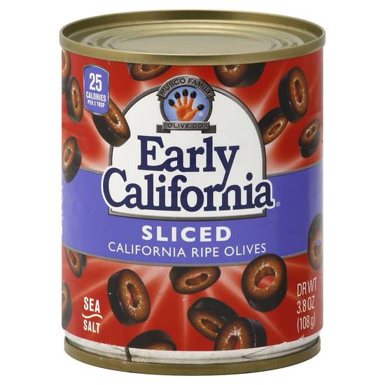 Early California Sliced Ripe Olives