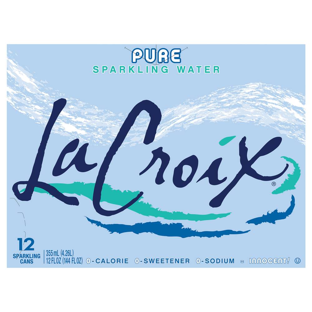 LaCroix Pure Sparkling Water (12 x 12 fl oz)