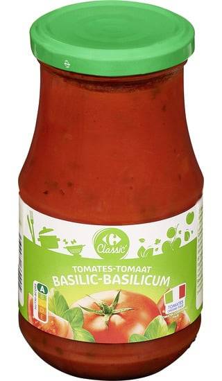 Carrefour Classic' - Sauce tomate basilic