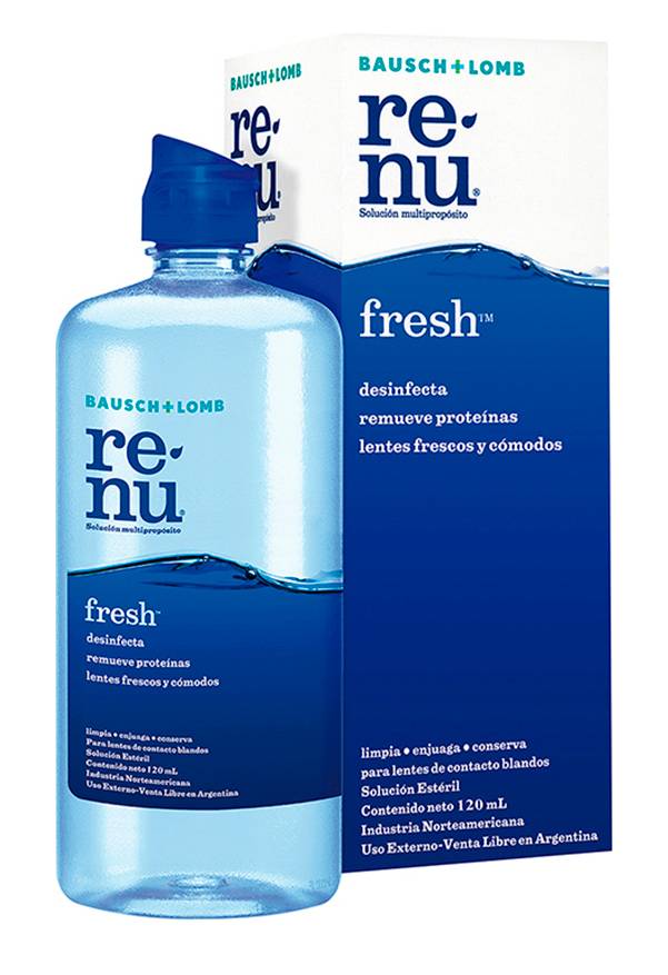 Renu · Fresh solución multipropósito para lentes de contacto (120 ml)
