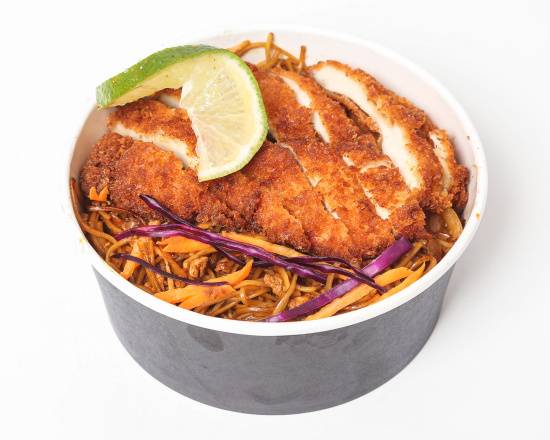 Pad thaï poulet pané