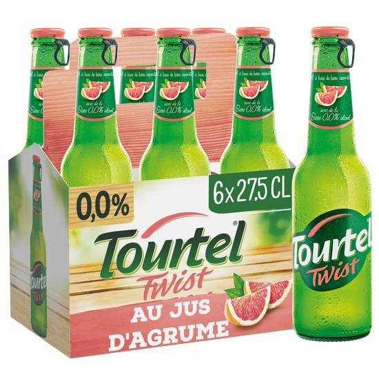 Tourtel Twist - Bière sans alcool au jus d'agrumes (6 pièces, 275 ml)