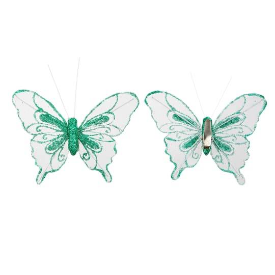 Glitter Butterfly Embellishments By Ashland