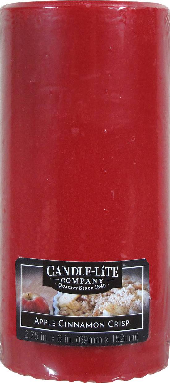 Candle-lite Pillar 6" Cinnamon Candle (1 ct)