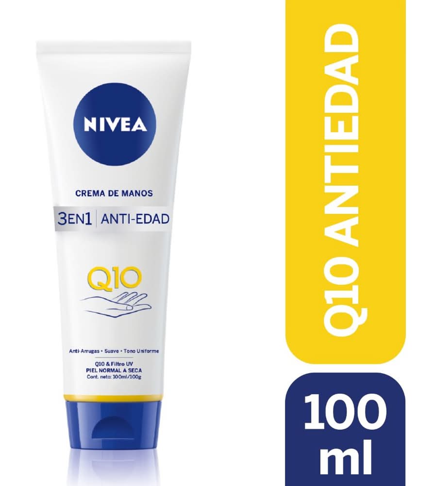 CREMA DE MANOS NIVEA CUIDADO ANTIEDAD Q10 100ML