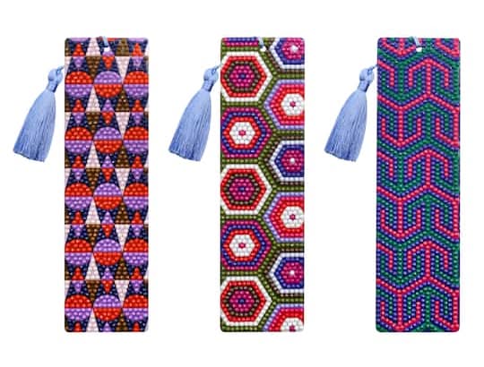 Jonathan Adler X Michaels Dark Print Diamond Art Bookmark Kit