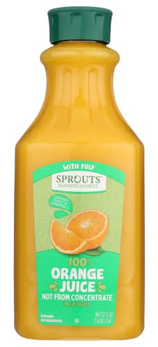 Sprouts 100% Orange Juice With Pulp