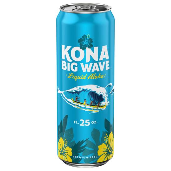Kona Brewing Company Big Wave Golden Ale Beer (25 floz)