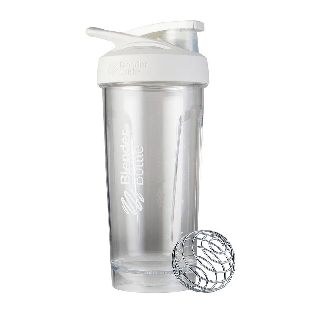 Blenderbottle Tritan Protein Shaker Bottle (clear white)