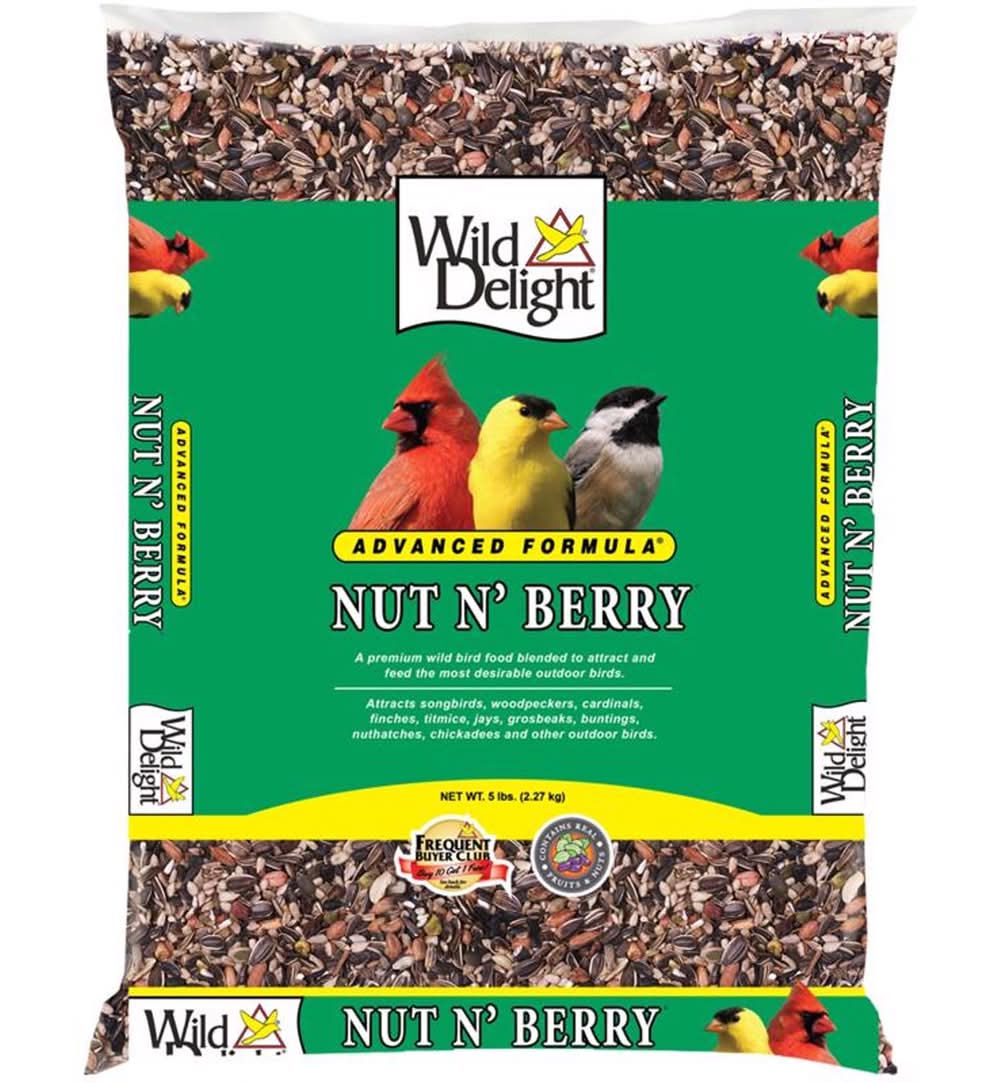 Wild Delight Nut N Berry Wild Bird Food 5 Lb