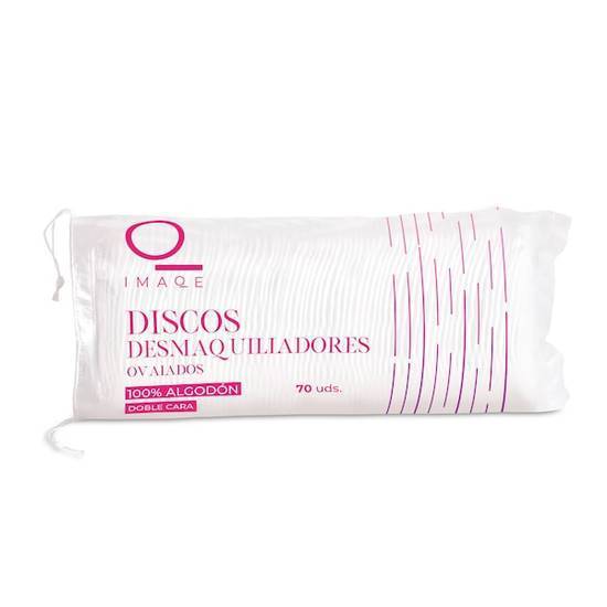 Discos de Algodón Ovalados desmaquilladores Imaqe Bolsa (70 unidades))