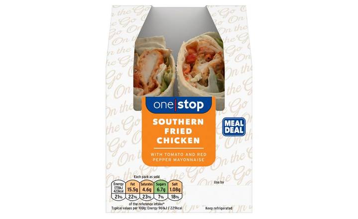 One Stop Southern Fried Chicken Wrap (394393)
