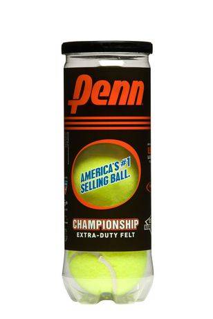 Penn championship jaune feutre dure - penn championship yellow extra duty (championship yellow extra duty tennis balls)
