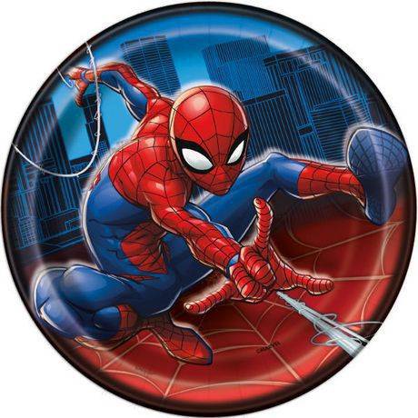 Unique party favors assiettes en carton spider-man (8unités) - spider-man paper plates (8 units)